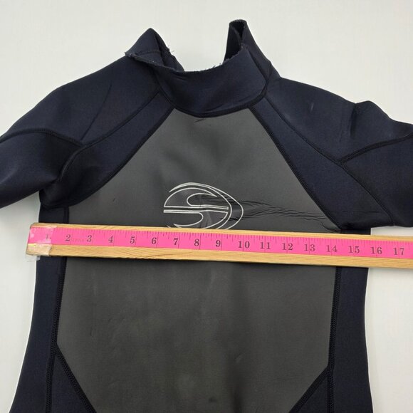 Deep See Mens S Black Short Sleeve Wetsuit Neoprene Surf Swim Diving Suit - Picture 12 of 16